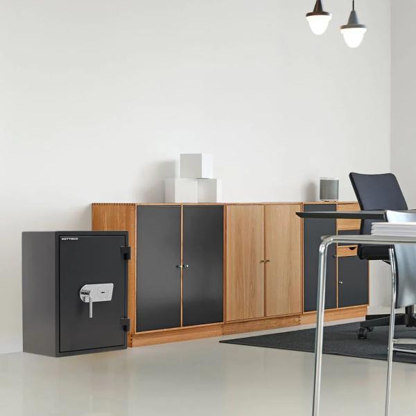 Rottner Papiersicherungsschrank EN1 Fire Profi 65 Doppelbartschloss anthrazit T05007